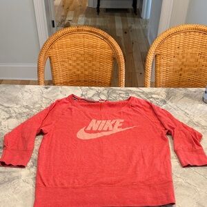 Nike Orange Sweatshirt Size M